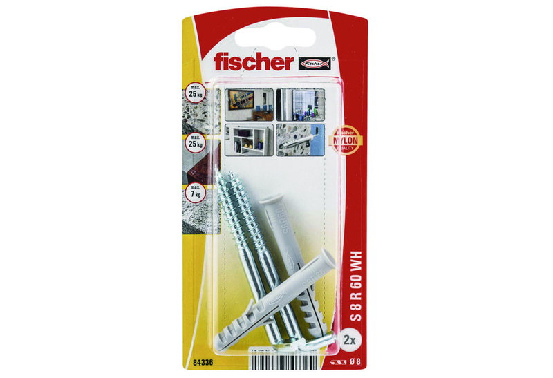 Στήριγμα Πλαισίου Fischer SXR 8X60mm και Γωνία 5,8X80mm 2 Τεμάχια