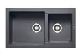 Νεροχύτης Pyramis Alazia Iron Grey 86x50cm