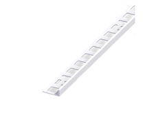 Προφίλ Πλακιδίων Alfer Πολλαπλών Χρήσεων 10mm-1M PVC Λευκό
