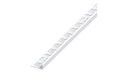 Προφίλ Πλακιδίων Alfer Πολλαπλών Χρήσεων 10mm-2,5M PVC Λευκό