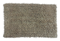 Χαλάκι Μπάνιου Praktiker Shaggy 80x50cm Μπεζ