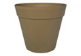 Γλάστρα Telcom Chicago Φ35x31cm Taupe