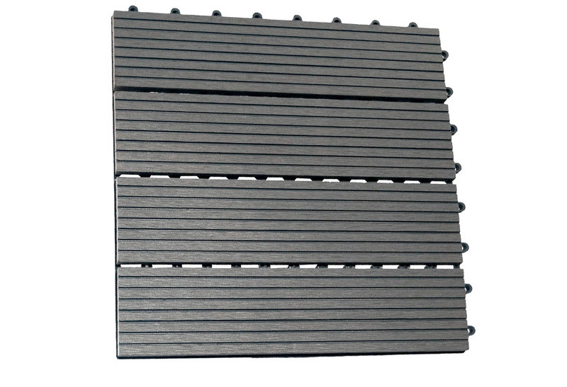 Πλακάκι Deck WPC 30X30cm Γκρι