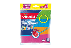 Πετσέτα Miκροινων Vileda Colors Σετ 4 Τεμαχίων