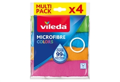 Πετσέτα Μικροϊνών Vileda Colors Σετ 4 Τεμαχίων