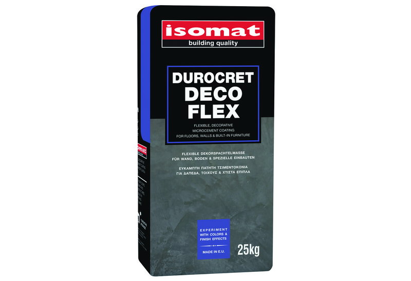 Τσιμεντοκονία Πατητή Isomat Durocret Deco Flex 25kg Γκρι