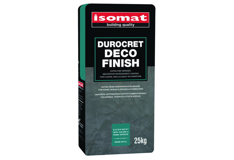 Τσιμεντοκονία Πατητή Isomat Durocret Deco Finish 25kg Λευκό