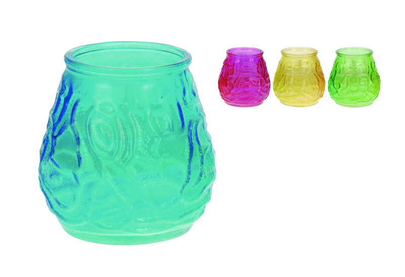 Citronella σε Γυάλινο Φαναράκι σε Διάφορες Αποχρώσεις