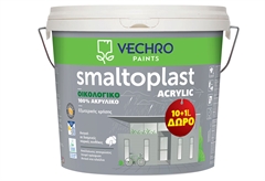 Χρώμα Ακρυλικό Vechro Smaltoplast Λευκό 11lt