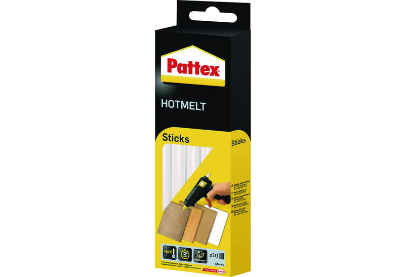Sticks Θερμόκολλας Pattex Hotmelt 20.5cm 10 Τεμάχια