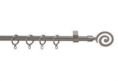 Κουρτινόβεργα Central Home Κύκλος Επεκτεινόμενη Φ9/12mm 60/120cm Χρωμέ