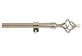 Κουρτινόβεργα Central Home Flower Επεκτεινόμενη Φ9/12mm 60/120cm Χρωμέ