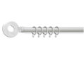 Κουρτινόβεργα Central Home Snail Επεκτεινόμενη Φ16/19mm 120/210cm Λευκή