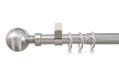 Κουρτινόβεργα Central Home Round Επεκτεινόμενη Φ25/28mm 140/240cm Χρωμέ