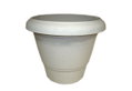 Γλάστρα Plastona Festone Φ28x23cm Γρανίτης