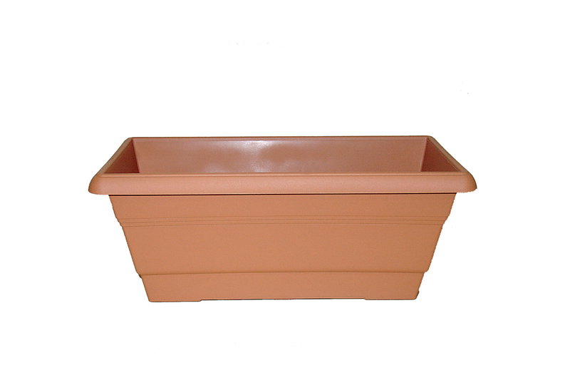Ζαρντινιέρα Plastona Festone Μ50xΠ20xΥ16cm Κεραμιδί