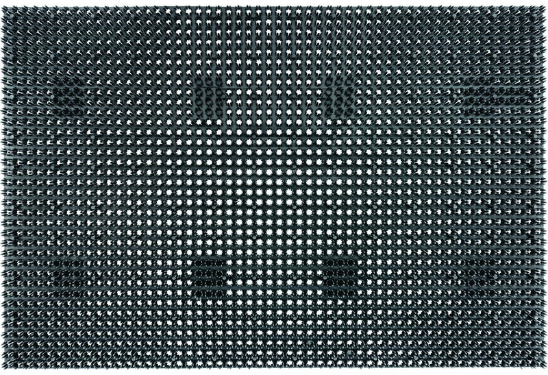 Πατάκι Εισόδου Lux Gazon Γκρι 60x40cm