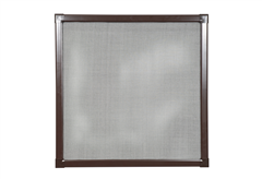 Σήτα Παραθύρου Σταθερή GS Ral Kit 100x120cm Καφέ