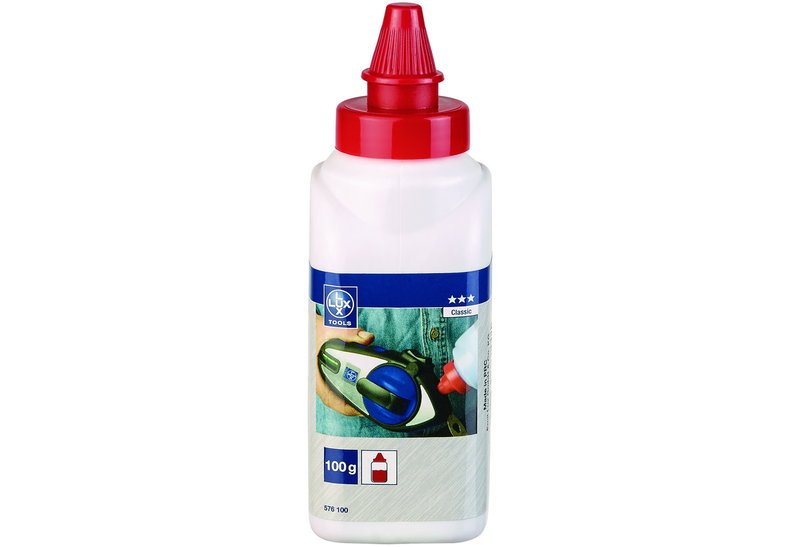 Σκόνη Κιμωλίας Lux Κόκκινη 100Gr