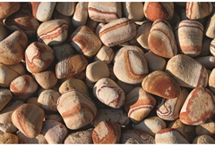 Βότσαλο Ουράνιο Τόξο 3-9cm 18kg