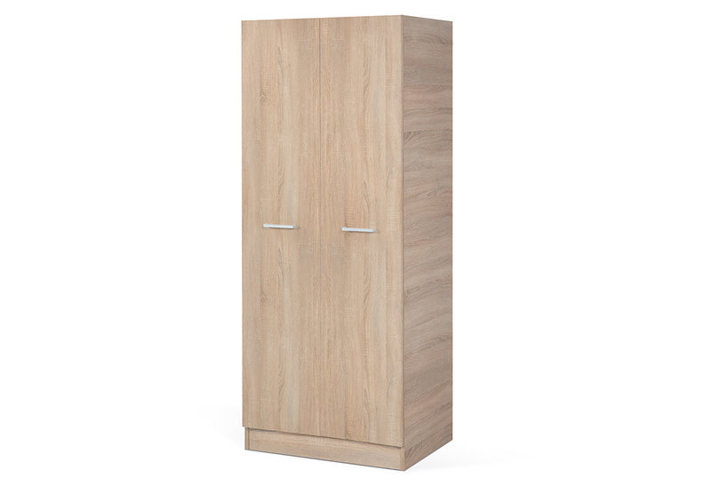 Ντουλάπα Ρούχων Δίφυλλη Kitwood Delos Μ71xΠ52xΥ179cm Natural