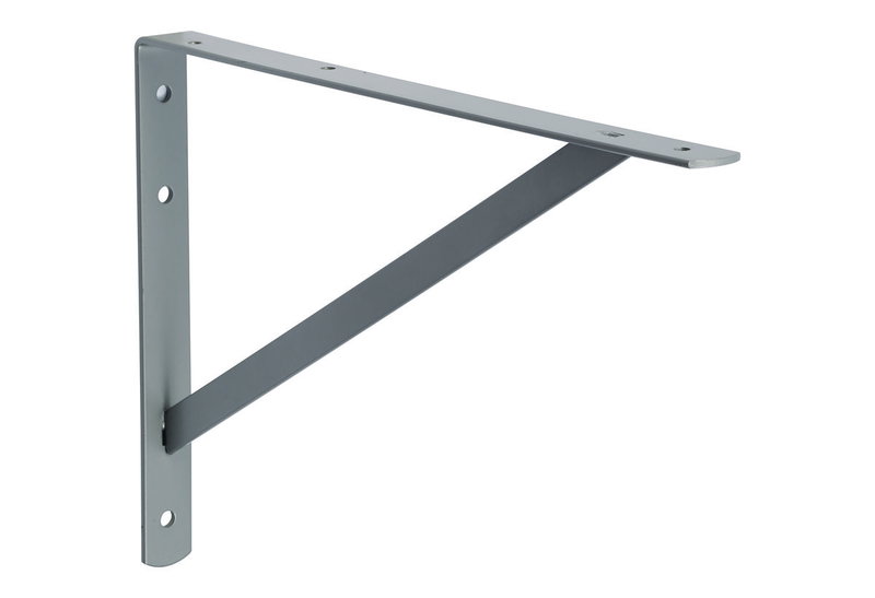 Γωνία Στήριξης Ραφιού Samson 27X40X0.8cm Λευκή
