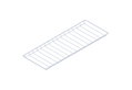 Μεταλλικό Ράφι Es L800 T30 Λευκό 29.50X3X79cm