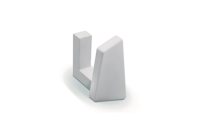 Κρεμάστρα 5.2X5cm Λευκή Μεταλλική