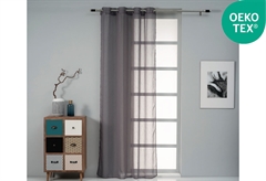 Κουρτίνα Easy Home Leo 260x140cm Ανθρακί με Τρουκς