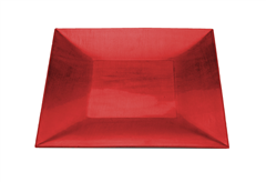 Πιατέλα Τετράγωνη Κόκκινη 30X30cm