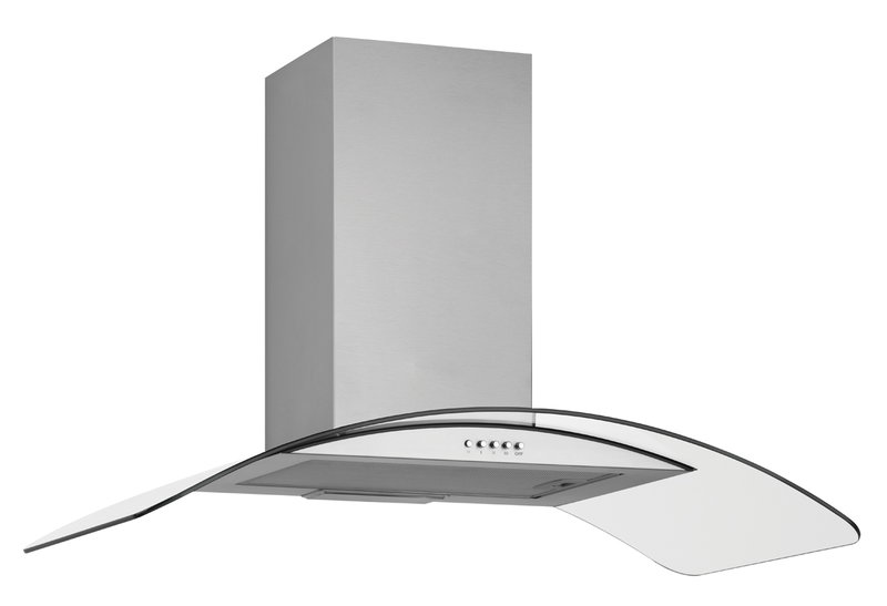 Davoline Eco Glass Απορροφητήρας Καμινάδα 90cm Inox