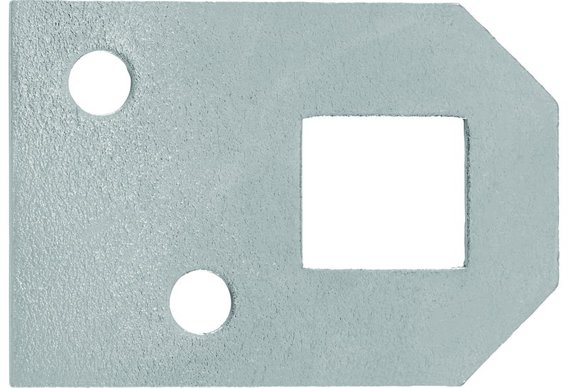 Βάση Στήριξης Καθρέπτη 3.3X2.3cm Γαλβανιζέ Σετ 4 Τεμαχίων