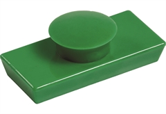 Μαγνήτης Lux Τετράγωνος Πράσινος 48mm Σετ 2 Τεμαχίων