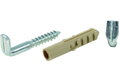 Βιδογωνία Lux με Σχισμή 40X5mm Σετ 4 Τεμαχίων