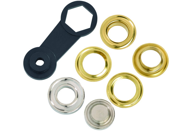 Σετ Ροδέλες και Πριτσίνια 11X22mm Νίκελ 40 Τεμαχίων
