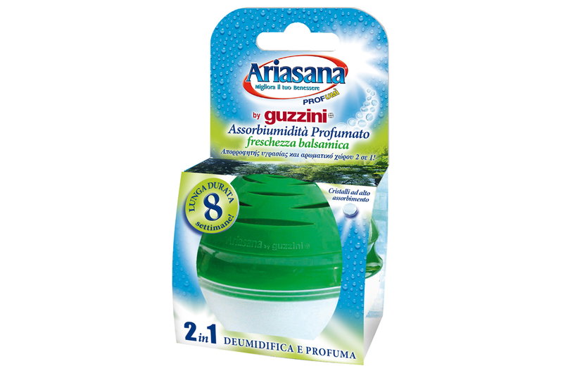 Συλλέκτης Υγρασίας Ariasana Guzzini με Άρωμα Φρεσκάδα Βαλσάμικου 45gr