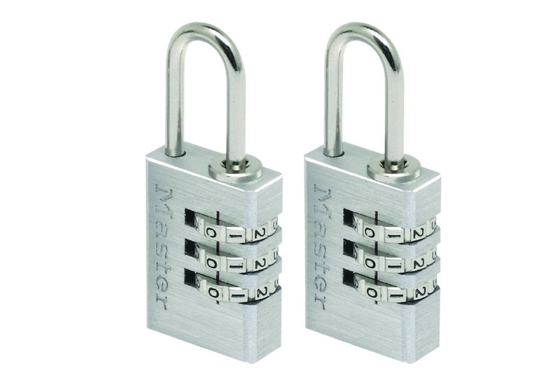 Λουκέτο Master Lock (762020112)  20mm με Συνδυασμό 2 Τεμάχια