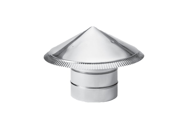 Καπέλο Καπνοδόχου Inox Φ.120mm