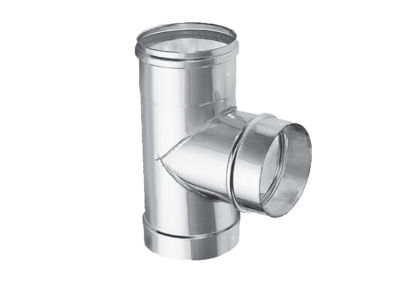 Ταφ Καπνοδόχου Inox Φ.120mm