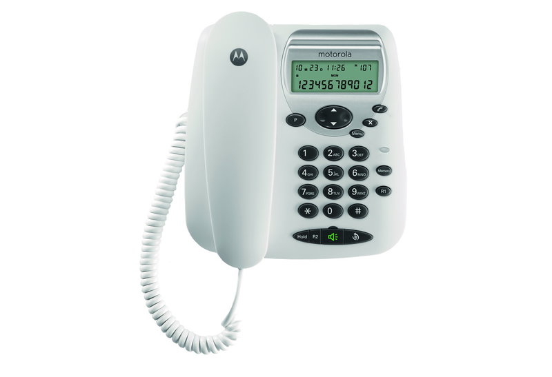 Motorola CT2 Ενσύρματο Τηλέφωνο Λευκό