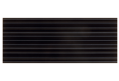 Πλακάκι Τοίχου Κεραμικό Saba 20x50cm Μαύρο