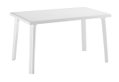Τραπέζι Κήπου Idea Domingo Μ130xΠ75xΥ71cm Λευκό