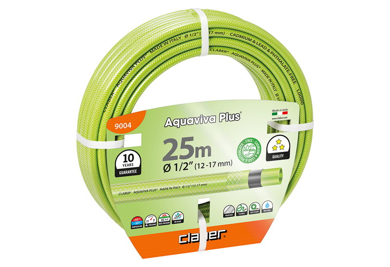 Λάστιχο Ποτίσματος Claber Aquaviva Plus 1/2'' 25m
