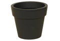 Γλάστρα Miltoplast Ios Φ20x18cm Ανθρακί