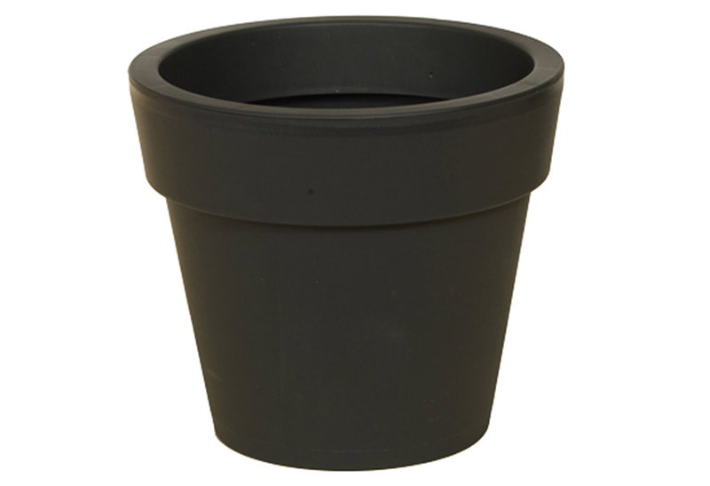 Γλάστρα Miltoplast Ios Φ20x18cm Ανθρακί
