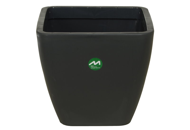 Γλάστρα Miltoplast Ios M42.5xΠ42.5xΥ38.5cm Ανθρακί