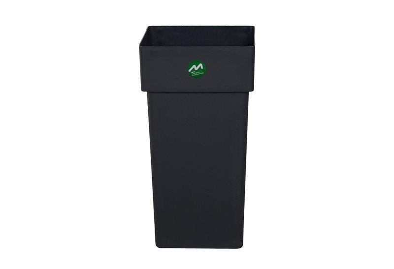Γλάστρα Miltoplast Ios Μ33.5xΠ33.5xΥ58.5cm Ανθρακί