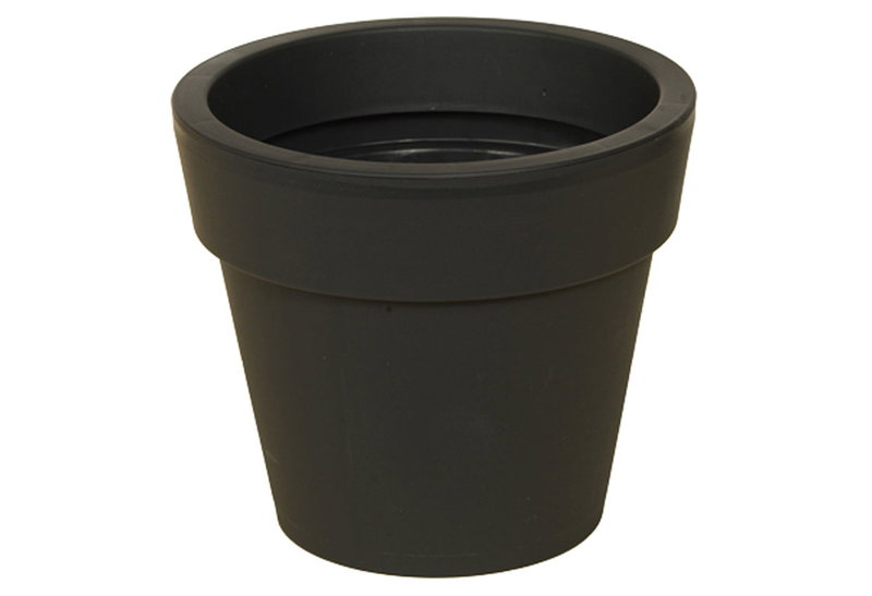 Γλάστρα Miltoplast Ios Φ30x27cm Ανθρακί
