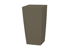 Γλάστρα Miltoplast Sampson Μ40xΠ40xΥ75cm Καραμέλα