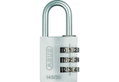 Λουκέτο Abus 145 Αλουμινίου με Συνδυασμό 31X65mm Ασήμι